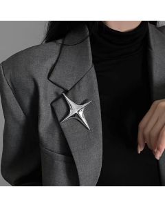 Accessories Geometric Metal Brooch Pin