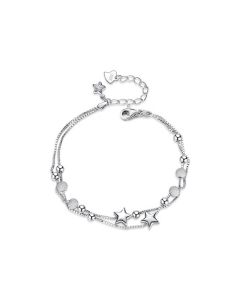 Korean Version Of All-match Female Jewelry Double-layer Star Bracelet
