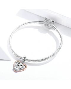 Original Cute Dog S925 Silver Pendant