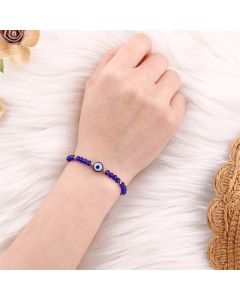 Beaded Adjustable Knitting Bracelet