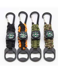 Outdoor Equipment Parachute Cord Olecranon Mountaineering Backpack Keychain