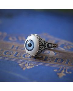 All-round Eye Creative Opal Alloy Casting Men's Ring