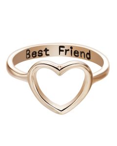 Creative Hollow Love Women's Fashion Simple Ring