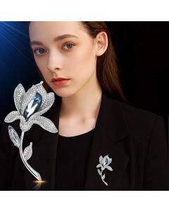 Tulip Brooch Fashion Feminine Crystal