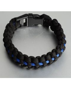 Men's And Women's Blue Line Paracord Bracelet