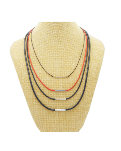 Necklace Vintage Fashion  Creativity Folk-custom Simple Accessories Pendant Lanyard  Leather Rope