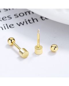 Ladies Fashion Niche Screw Ear Studs