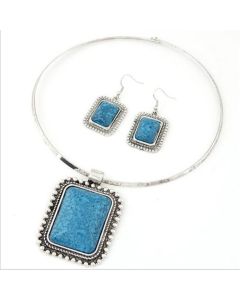Noble luxury necklace with large gems