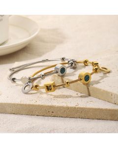 Niche Design Fashion Butterfly Titanium Steel Bracelet