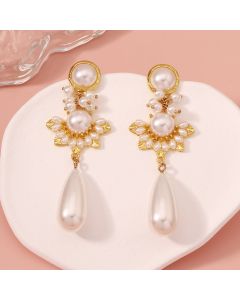European And American High Class Elegant Ear Studs Light Luxury Minority Vintage Earrings