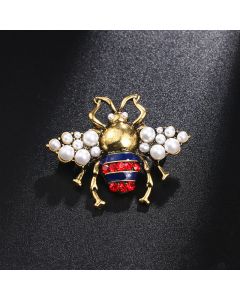 Cute Dripping Oil Bee Brooch Accessory
