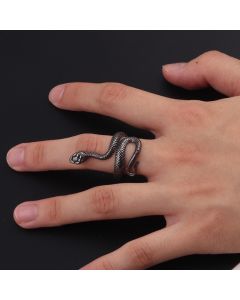 Snake Ring Snake-shaped Punk Style Jewelry