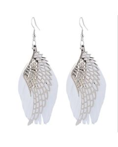 Vintage feather earrings