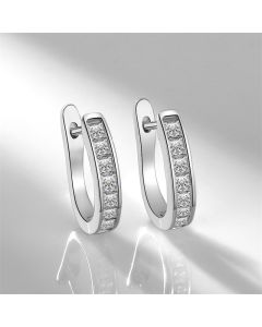 Women's British U-shaped Buckle Earrings Princess Fashion