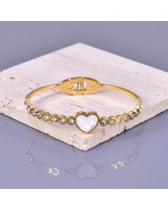 Fashion Love Stainless Steel Diamond Bracelet