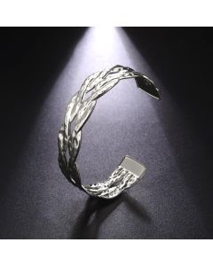 Fashion Double Twist Open Luxury With Fashion Bracelet