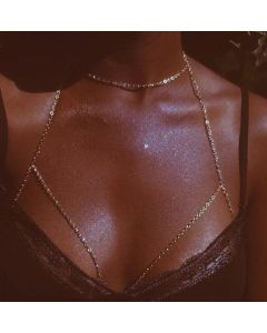 Street Style Metal Bra And Chain