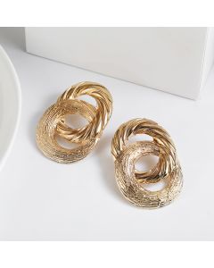 Alloy spray painted earrings