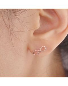 New fashion jewelry gold jade simple big ear cartilage earrings female 8 word earrings