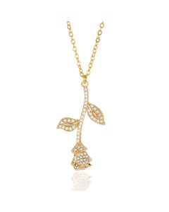 Ornaments Retro Exquisite Personality Romantic Rose Zircon