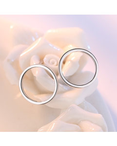 Minimalist Stud Earrings Tiny Circle Earrings Contracted Earrings Girl