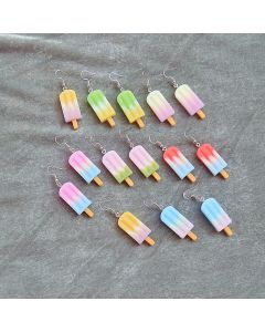Creative Simulation Ice Popsicle Play Earrings Cool