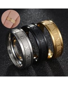 Stainless Steel Ring Personality Men's Fashion Titanium Steel Jewelry