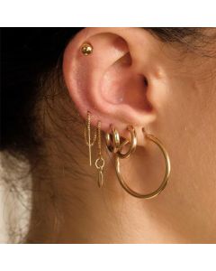 Non-fading temperament earrings