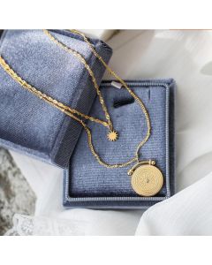European And American Retro Double Roman Necklace