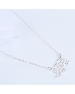 Rhinoceros pendant animal necklace