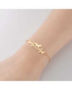 Women's Fashion All-match Love Jump Lightning Bracelet