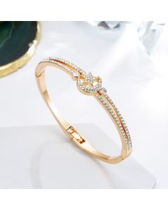 Refined Rhinestone Star Moon Bracelet