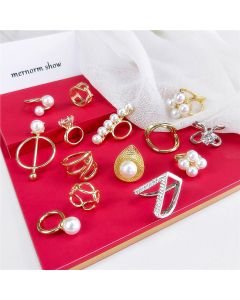 Scarf Pendant Tassel Pendant Fashion All-match Pearl Brass Buckle