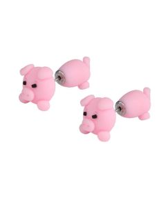 Love Body Piggy Soft Clay Earrings