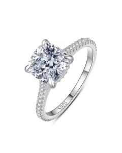 Sterling Silver Ring Women Fashion Luxury