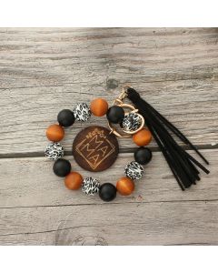 Fashion Handmade Tassel Bracelet Keychain