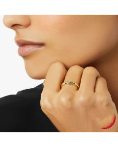 Sterling Silver Retro Diamonds Personality Ring