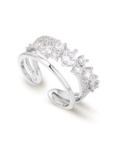 Index Finger Ring With Micro-inlaid Zircon Knuckle Ring