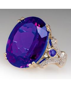 Inlaid Multi-color Optional Zircon Ring For Women