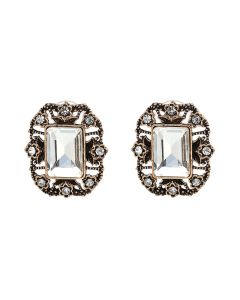 Amazon Hot Sale Inlaid Glass Earrings