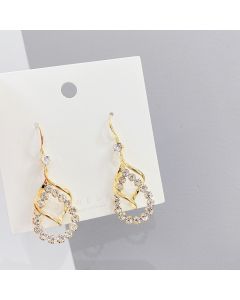 Long Triangle Earrings S925 Silver Pin Personality Retro Earrings