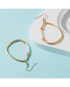 Creative Street Shooting Gold Earrings
