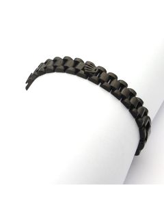 Ladies Simple Bracelet 18K Rose Gold Tank Bracelet