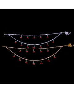 Fashion Diamond Red Cherry Necklace