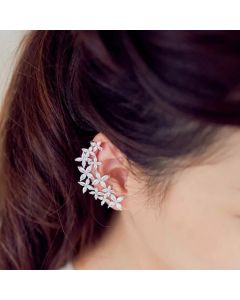 Asymmetric Four-leaf Flower Stud Earrings