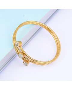 Stainless Steel Double Layer Bracelet