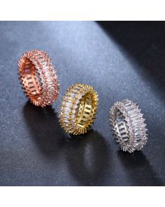 Micro-Inlaid Zircon Couple Ring Birthday Gift Ring Female Bracelet