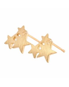Hot Women Golden Cute Stud Earrings Carnations for Girls Animal Heart Star Earrings Minimalist Jewelry