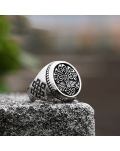 European And American Men's Titanium Steel Ring