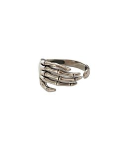 925 Sterling Silver Vintage Female Palm Ring